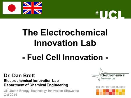 The Electrochemical Innovation Lab - Fuel Cell Innovation -