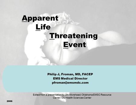 Apparent Life Threatening Event