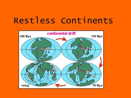 Restless Continents.