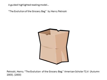 A guided highlighted reading model…