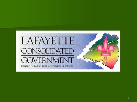 1. 2 Adjudicated Properties Lafayette City-Parish Council Briefing January 25, 2011 Patrick S. Ottinger, City-Parish Attorney Gary McGoffin, Assistant.