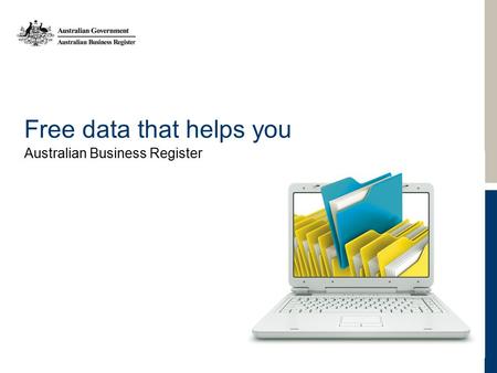 Free data that helps you Australian Business Register.