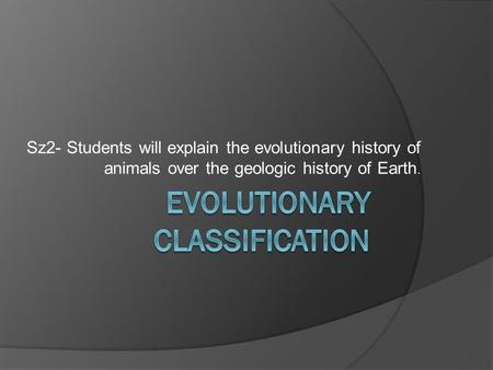 Evolutionary Classification