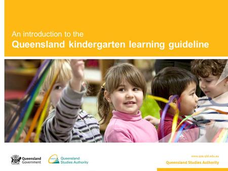 An introduction to the Queensland kindergarten learning guideline