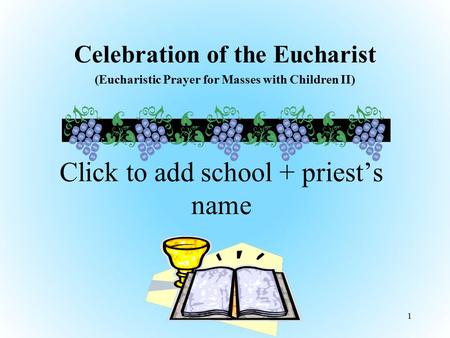 Click to add school + priest’s name