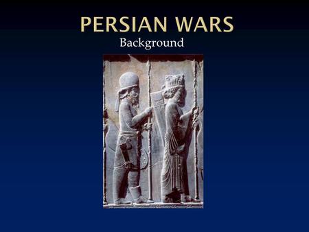 Background. -In the 6 th century the Greeks were foounding colonies around the Mediterranean and Asia Minor ( Ionia ) -in 546 Greek poleis in Ionia were.