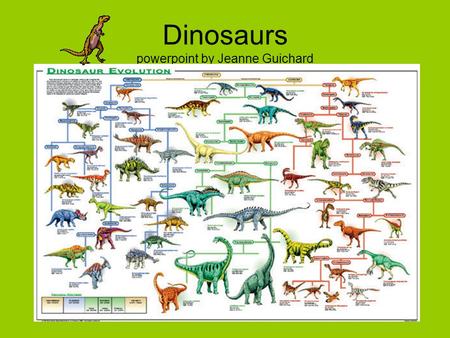 Dinosaurs powerpoint by Jeanne Guichard