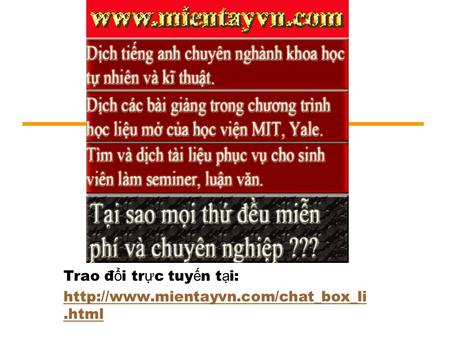 Trao đ ổ i tr ự c tuy ế n t ạ i: