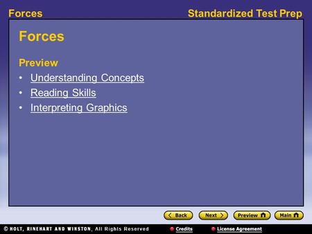 Forces Preview Understanding Concepts Reading Skills