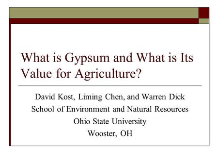 What is Gypsum and What is Its Value for Agriculture?