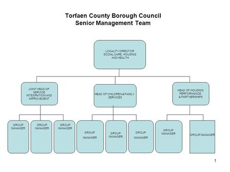 Torfaen County Borough Council Senior Management Team