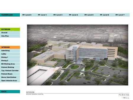 FP- Level 0FP- Level 1FP- Level 3FP- Level 4FP- Level 5FP- Level 6FP- Level 7 INTERIOR Dining 2 Dining 1 Admitting FLOORPLANS EXTERIOR Site Plan Overall.