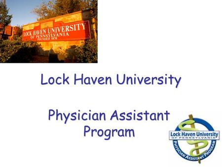 Physician Assistant Program