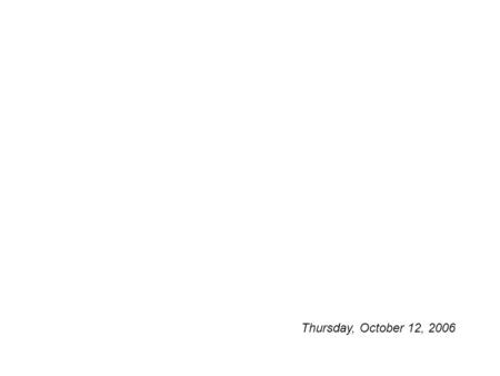 Thursday, October 12, 2006. Fourier Transform (and Inverse Fourier Transform) Last Class How to do Fourier Analysis (IDL, MATLAB) What is FFT?? What about.