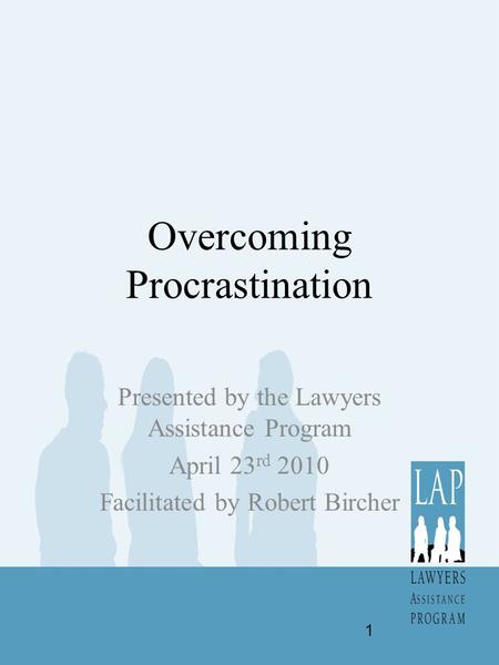 Overcoming Procrastination