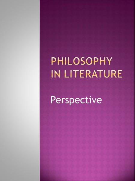 Perspective. On one side of the small sheet of paper, answer the question in paragraph form, with complete sentences. Include details from the image.