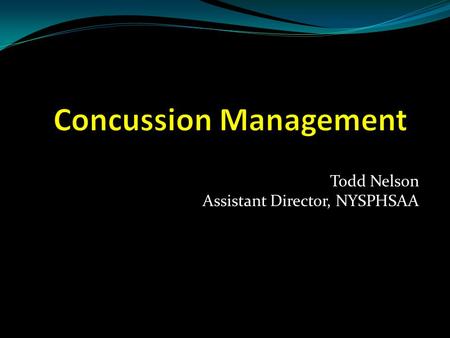 Concussion Management