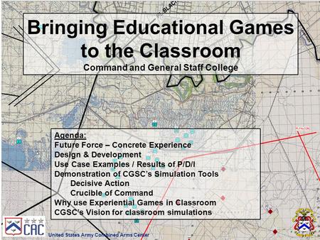 Bringing Educational Games to the Classroom