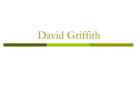 David Griffith.  Father of two daughters and one granddaughter  Retired from work  Stoma surgery in 1997  Worked for 3 years after the operation –