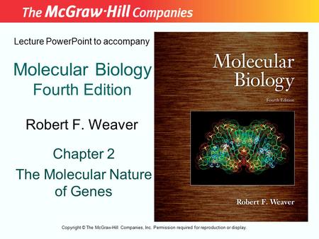 Molecular Biology Fourth Edition