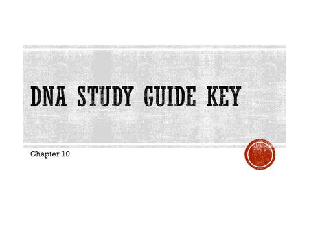 Chapter 10.  Explain the research of the following scientists:  Griffith: worked with pneumonia bacteria and mice to track how infection occurs. Results: