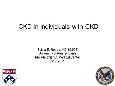 CKD in individuals with CKD