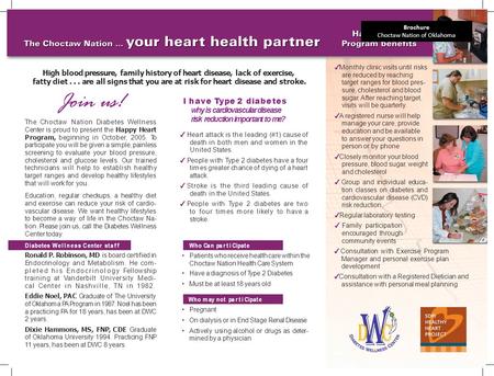 ✔ Heart attack is the leading (#1) cause of death in both men and women in the United States. ✔ People with Type 2 diabetes have a four times greater chance.