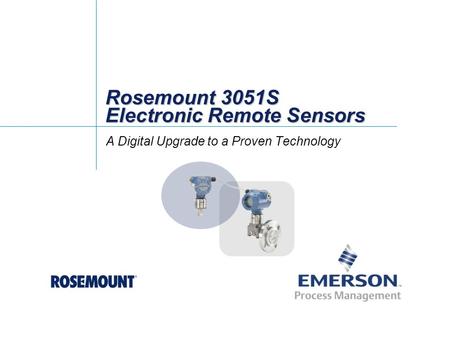 Rosemount 3051S Electronic Remote Sensors