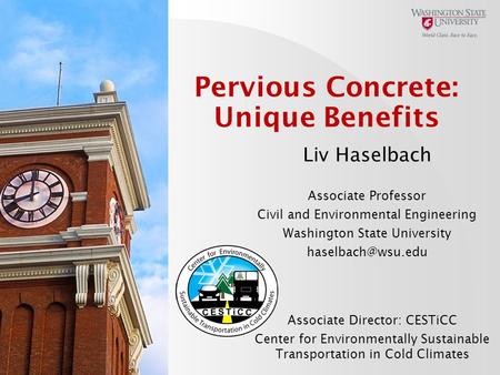 Pervious Concrete: Unique Benefits