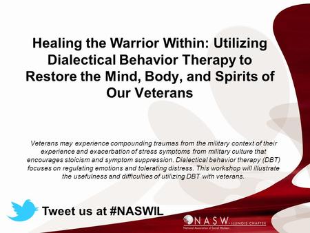 Veterans may experience compounding traumas from the military context of their experience and exacerbation of stress symptoms from military culture that.