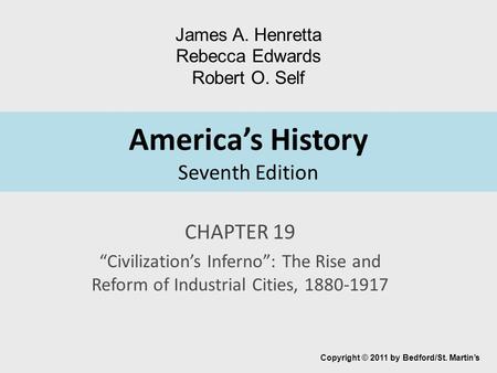 America’s History Seventh Edition