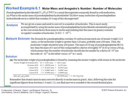 © 2013 Pearson Education, Inc. Fundamentals of General, Organic, and Biological Chemistry, 7e John McMurry, David S. Ballantine, Carl A. Hoeger, Virginia.