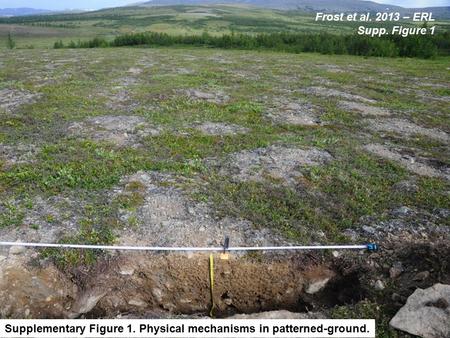 Supplementary Figure 1. Physical mechanisms in patterned-ground. Frost et al. 2013 – ERL Supp. Figure 1.