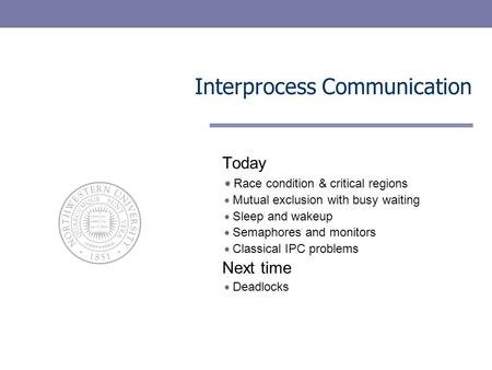 Interprocess Communication