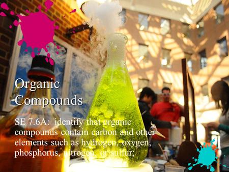 Organic Compounds Image source:  content/ /mole-day