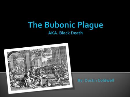 The Bubonic Plague AKA. Black Death