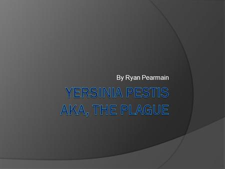 By Ryan Pearmain. What is Yersinia Pestis?  It is a bacterial disease that is most commonly characterized by having huge lymph glands and cause death.