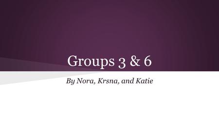 Groups 3 & 6 By Nora, Krsna, and Katie. Imagery ● Use of figurative language to represent objects and ideas in an appeal to the physical senses o Concrete.