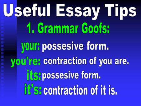 Used to connect words, phrases, & clauses. NEVER start with!