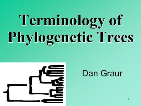 Terminology of Phylogenetic Trees