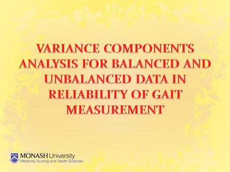 3-Dimensional Gait Measurement Really expensive and fancy measurement system with lots of cameras and computers Produces graphs of kinematics (joint.