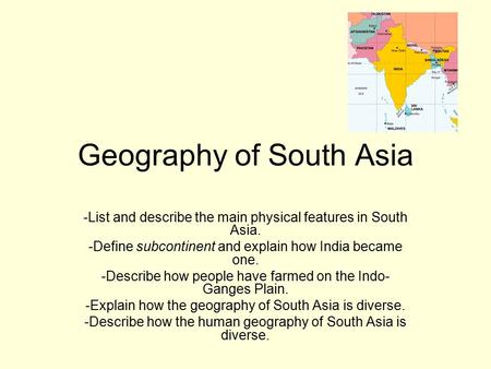 Geography of South Asia