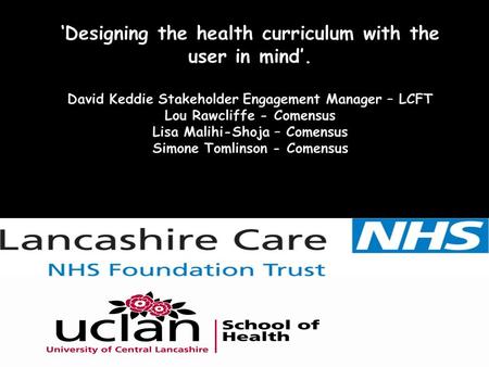 What is Comensus? Service user and carer involvement has been given prominence in health and social care services because of two separate but inter-related.