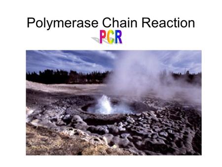 Polymerase Chain Reaction (PCR). PCR produces billions of copies of a specific piece of DNA from trace amounts of starting material. (i.e. blood, skin.