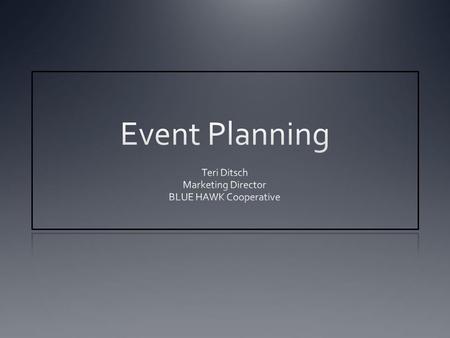 Overview Pre-planning Sourcing Site Visits Negotiating Contracting Pre-planning after Venue Selection Registration Event Draws Near Staffing Tips from.