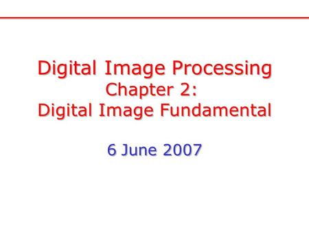 Digital Image Processing