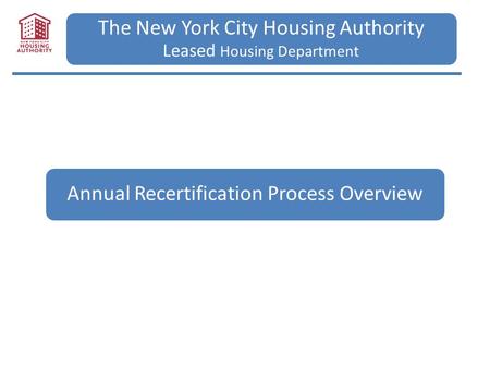 The New York City Housing Authority Leased Housing Department