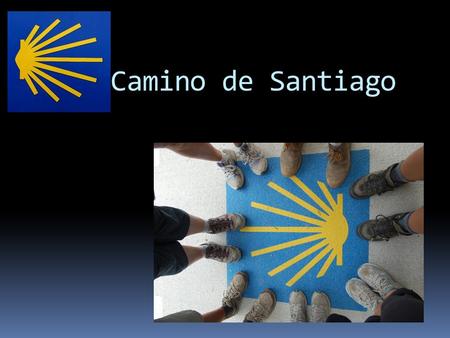 El Camino de Santiago. Un mapa del Camino Frances A map of the French route.