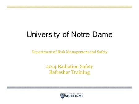 University of Notre Dame