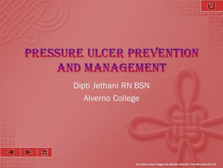 Pressure Ulcer Prevention and Management